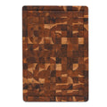 Hirnholz-Schneidebrett aus Teak – 40 × 28 × 3,8 cm – Bild 1