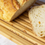 Bambus-Brotkasten mit Schneidebrett-Tür – Bild 3