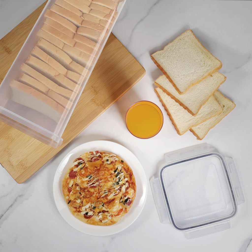 Luftdichte Aufbewahrungsbox für Brot und Toast – Bild 1