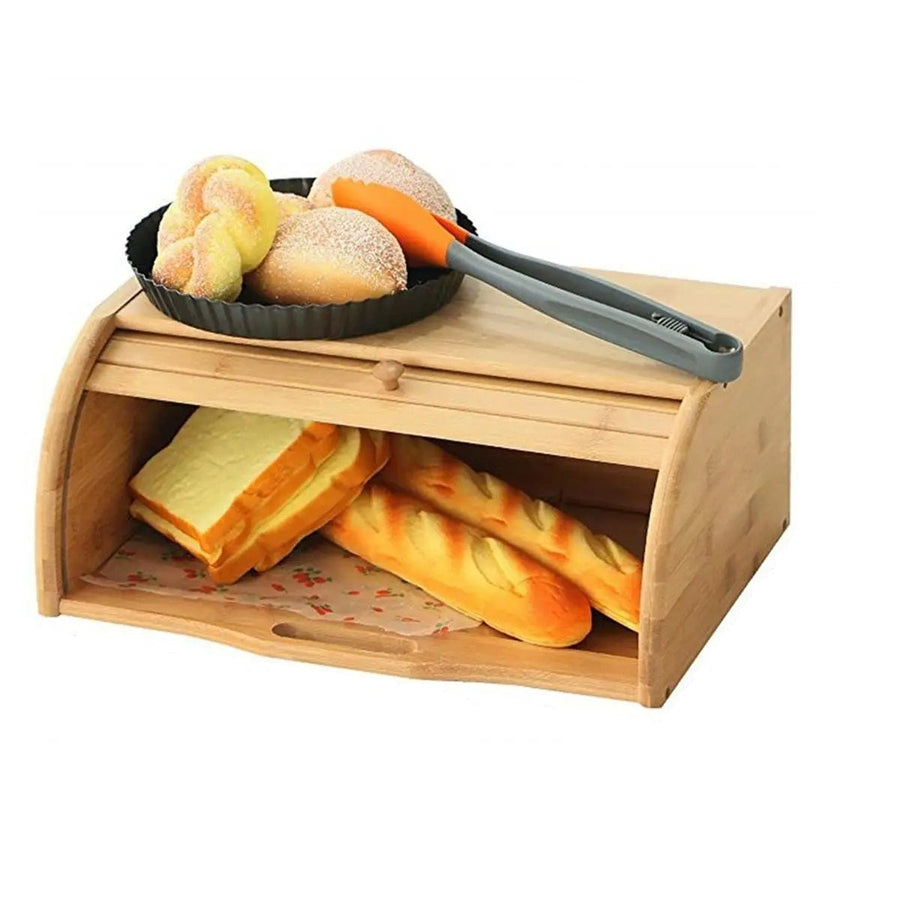 Bambus-Brotkasten mit Deckel