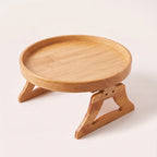 Sofatablett aus Holz zum Aufstecken auf die Armlehne – Bild 1