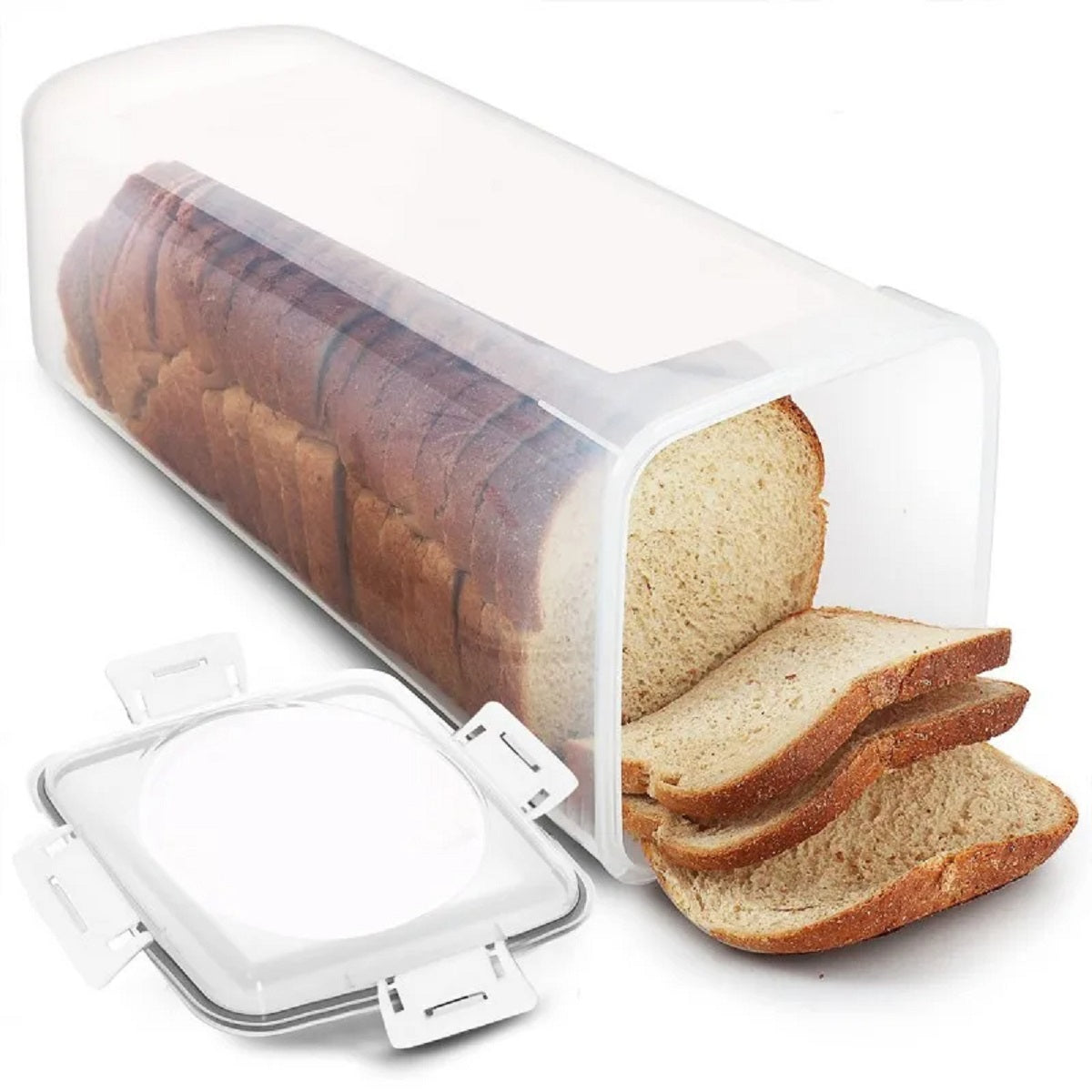 Luftdichte Aufbewahrungsbox für Brot und Toast – Bild 4
